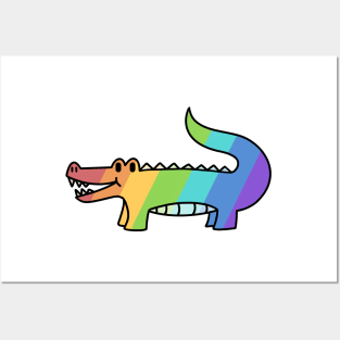 Gay Pride Gator Posters and Art